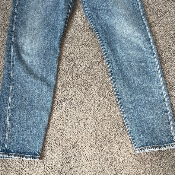 LEVI'S BIG E WEDGIE Button Fly Premium Denim Blue Jeans - EUC - Size 29 - Picture 3 of 11